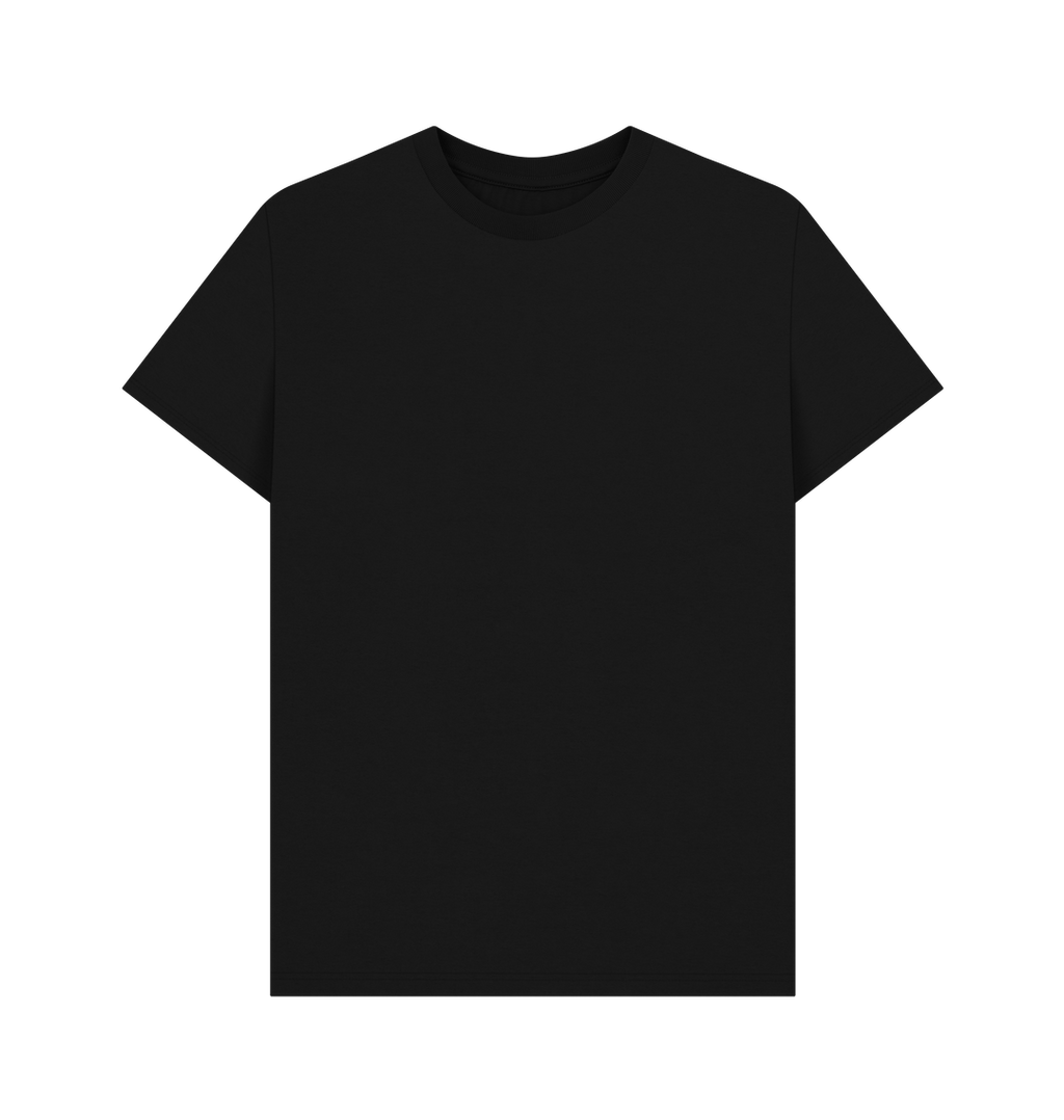 Black Printed T-shirt Front