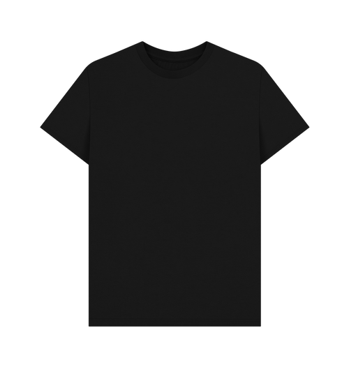 Black Printed T-shirt Front