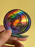 Only dead fish - Holographic Mermaid Sticker