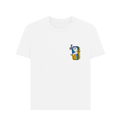 White Printed T-shirt Front